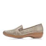 náhled Dámské mokasíny RIEKER 413Q5-62 BEIGE S0