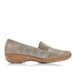 náhled Dámské mokasíny RIEKER 413Q5-62 BEIGE S0