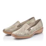 náhled Dámské mokasíny RIEKER 413Q5-62 BEIGE S0