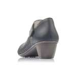 náhľad Dámske poltopánky RIEKER 41743-00 čierna S1