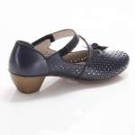 náhled Dámské modré lodičky RIEKER 41789-15 BLAU F/S 9