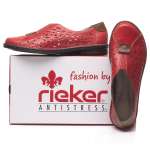 náhled Dámské mokasíny RIEKER 48451-33 červená S1
