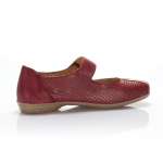 náhled Dámské mokasíny RIEKER RIE-1016540-S0 červená