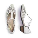 náhled Dámské bílé lodičky RIEKER 58056-80 WEISS F/S 9