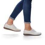 náhľad Dámske poltopánky REMONTE D1904-80 WEISS KOMBI S0