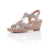 náhled Dámská obuv RIEKER - REMONTE D6768-65 BEIGE KOMBI F/S 9