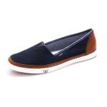 náhled Dámské modré mokasíny RIEKER M2752-25 BLAU KOMBI F/S 9