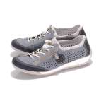 náhled Dámské modré polobotky RIEKER M3065-14 BLAU KOMBI F/S 9