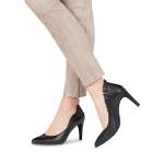 náhled Dámské černé lodičky Tamaris 1-1-22451-22 BLACK LEATHER 003