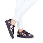 náhled Dámské modré tenisky TAMARIS 1-1-23774-22 NAVY FLOWER 849