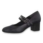 náhled Dámské černé lodičky TAMARIS 1-1-24424-22 BLACK LEATHER 003