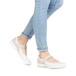 náhled Dámské nadměrné mokasíny TAMARIS 1-1-24601-22 WHITE/BEIGE 132