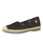 náhled Dámské černé baleríny TAMARIS 1-1-24606-22 BLACK MACRAMEE 014