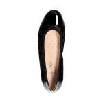 náhled Dámské černé baleríny CAPRICE 9-9-22156-22 BLACK SUEDE CO 040