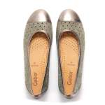 náhled Dámské zelené baleríny GABOR 24.169.11 OLIV F/S 9