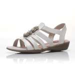náhled Dámské bílé sandály JANA 8-8-28120-22 OFFWHITE 109