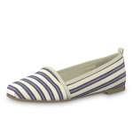 náhled Dámské modré baleríny TAMARIS 1-1-24668-22 NAVY STRIPES 865