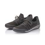 náhled Dámské nadměrné tenisky RIEKER M3053-01 SCHWARZ H/W 9