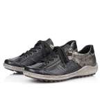 náhled Dámská obuv REMONTE BY RIEKER R1414-02 SCHWARZ KOMBI H/W 9