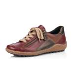 náhled Dámské vínové polobotky REMONTE R4702-37 ROT KOMBI H/W 9