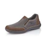 náhled Pánské hnědé mokasíny RIEKER 03054-27 BRAUN H/W 9