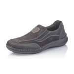 náhled Pánské černé mokasíny RIEKER 03060-00 SCHWARZ H/W 9