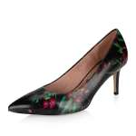 náhled Dámské lodičky TAMARIS 1-1-22421-23 BLK FLOWER PAT 070