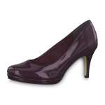 náhled Dámské nadměrné lodičky TAMARIS 1-1-22444-23 AUBERGINE PAT. 528