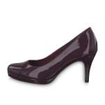 náhled Dámské nadměrné lodičky TAMARIS 1-1-22444-23 AUBERGINE PAT. 528