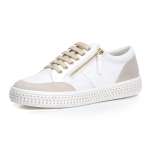 náhled Dámské nadměrné tenisky GEOX D94FFE-C1ZB5 WHITE/CHAMPAGNE GEOX H/W 9