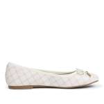 náhled Dámské baleríny TAMARIS 1-1-22101-24 CREAM/LOGO 433 S0