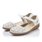 náhled Dámské polobotky RIEKER M0965-80 bílá S1