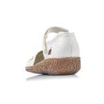 náhled Dámské polobotky RIEKER M0965-80 bílá S1