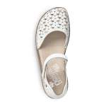 náhled Dámské polobotky RIEKER M0965-80 bílá S1