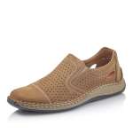náhled Pánské mokasíny RIEKER 05286-64 BEIGE S0