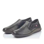 náhled Pánské mokasíny RIEKER RIE-1018152-S1 černá