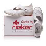 náhled Dámské polobotky RIEKER 41346-80 WEISS S0