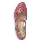 náhled Dámské lodičky RIEKER 43753-33 červená S4