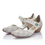 náhľad Dámske lodičky RIEKER 43767-80 biela S1