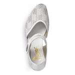 náhľad Dámske lodičky RIEKER 43767-80 biela S1