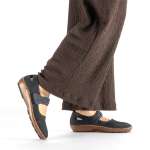 náhled Dámské baleríny RIEKER 44896-14 modrá S6