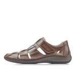 náhled Pánské polobotky RIEKER 05273-25 BRAUN S0