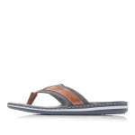 náhled Pánské žabky RIEKER 21095-24 hnědá S2