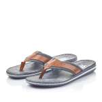 náhled Pánské žabky RIEKER 21095-24 hnědá S2