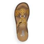 náhled Dámské nazouváky RIEKER 60827-68 žlutá S1