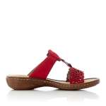 náhled Dámské nazouváky RIEKER RIE-10200218-S2 červená