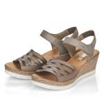 náhled Dámské sandály RIEKER RIE-10200249-S1 béžová