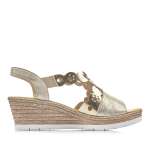 náhled Dámské sandály RIEKER RIE-10200250-S1 zlatá