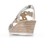 náhled Dámské sandály RIEKER 619D6-90 šedá S1