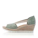 náhľad Dámske sandále RIEKER 619X1-52 zelená S3